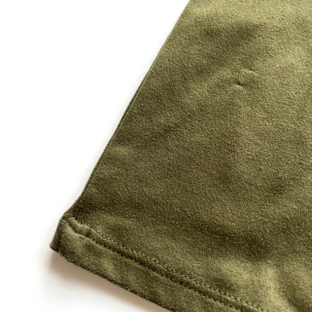 Millie + Roo Olive Basic Tee - Picture 2 of 4